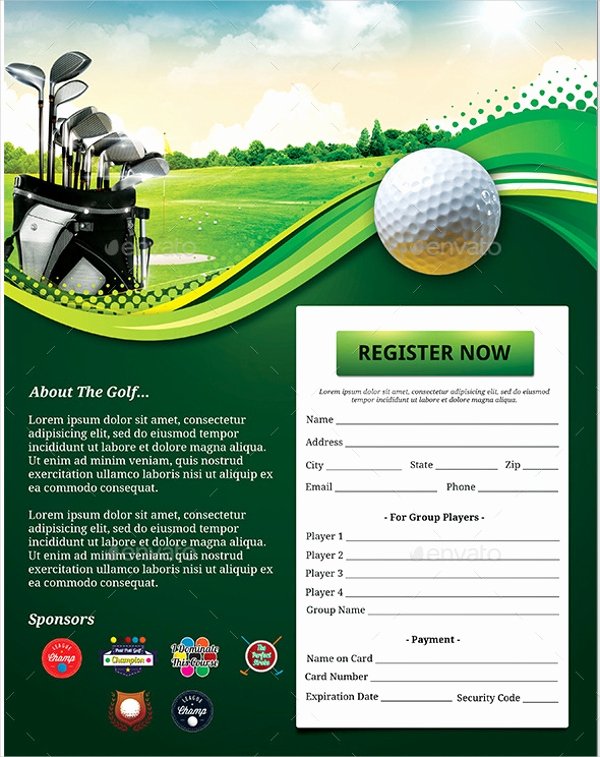 Golf tournament Flyer Template Elegant 22 Golf Flyer Templates Free Psd Ai Eps format