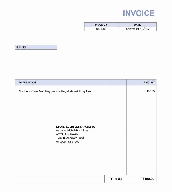 Google Doc Invoice Template Lovely Google Invoice Template 25 Free Word Excel Pdf format