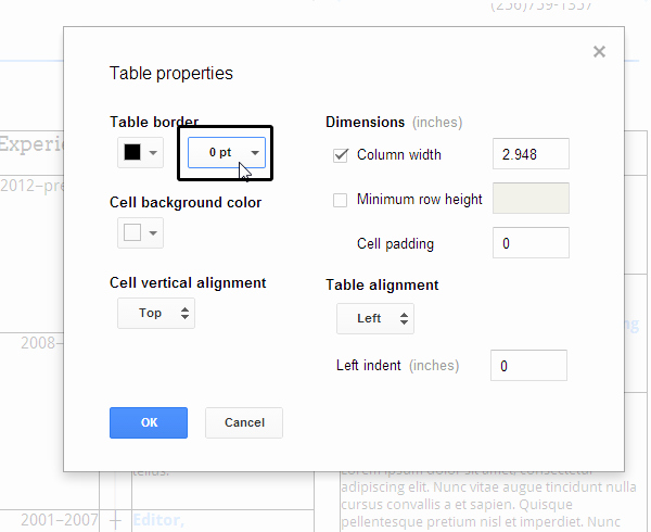 Google Docs Border Template New Create An Eye Catching Resume In Google Docs