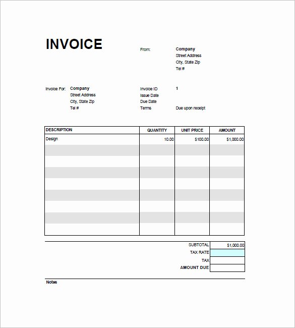 Google Docs Receipt Template Best Of Google Invoice Template 25 Free Word Excel Pdf format