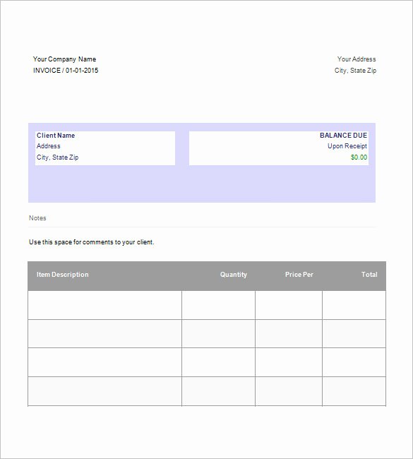 Google Drive Invoice Template Luxury Google Invoice Template 25 Free Word Excel Pdf format