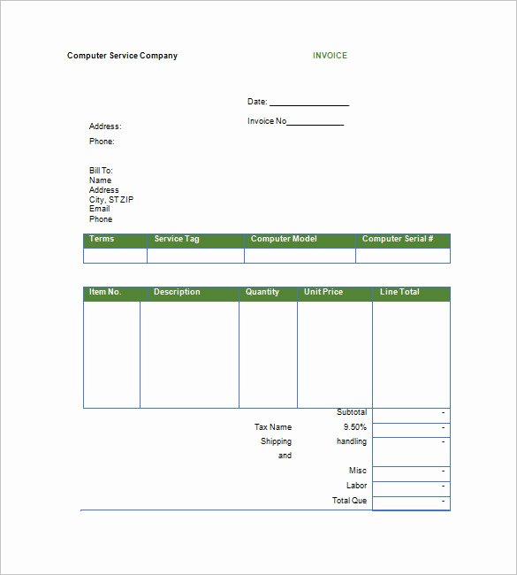 Google Drive Invoice Template New Google Invoice Template 25 Free Word Excel Pdf format