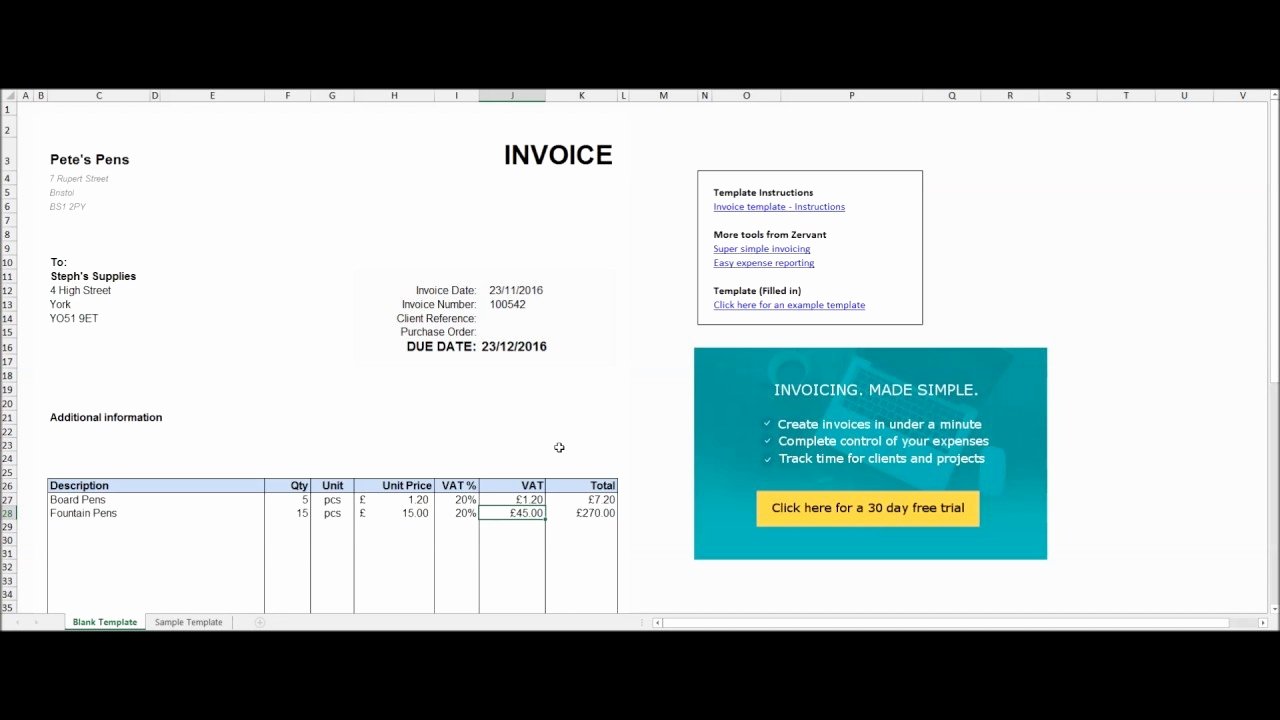 Google Drive Invoice Template Unique Zervant Free Invoice Template 13 Lessons that Will Teach