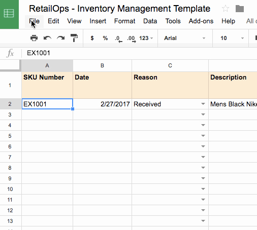 Google Sheets Inventory Template Inspirational attaching A Google form to Your Inventory Management