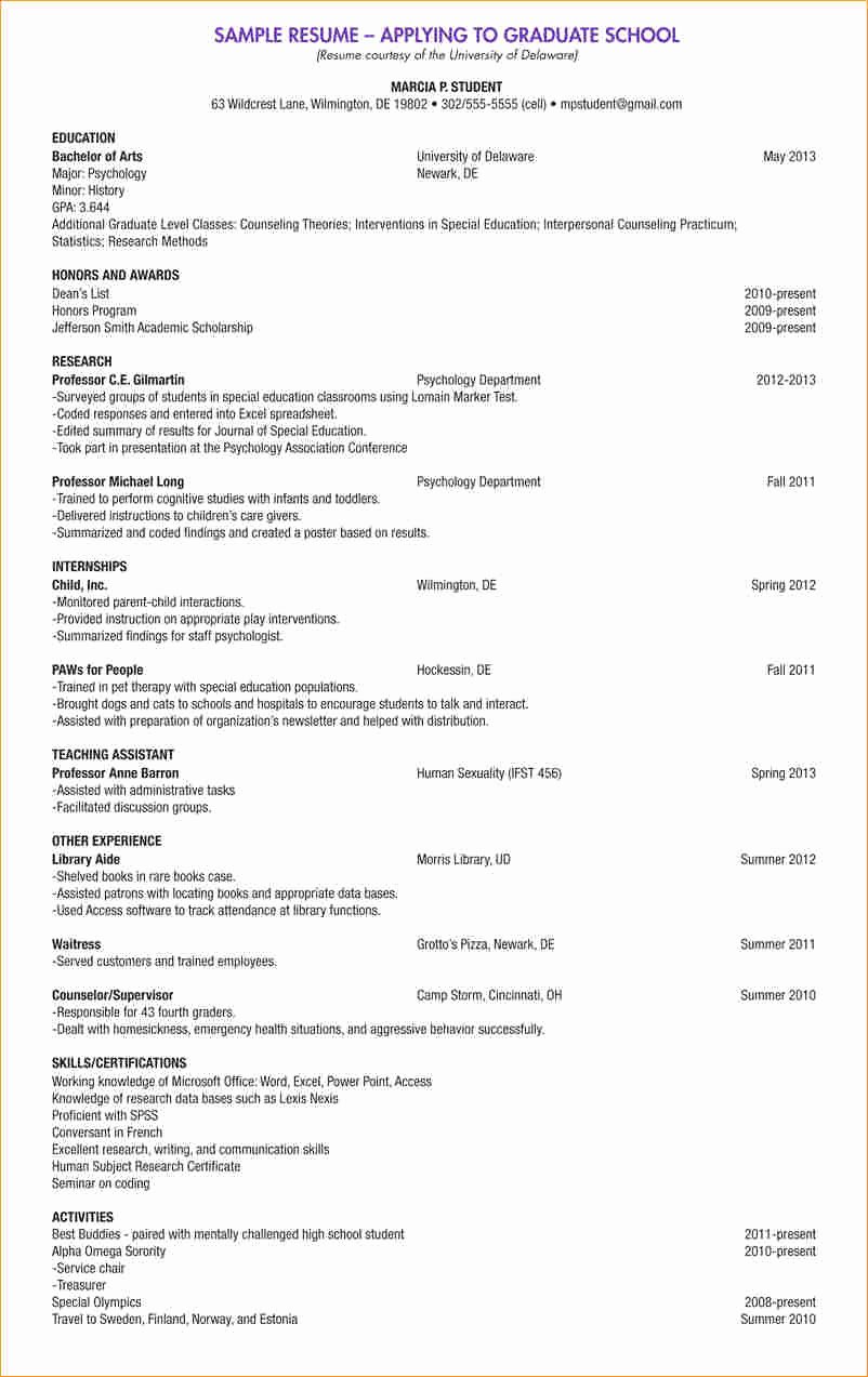 Grad School Resume Template Awesome Writing thesis Paper New Life Wellness Center Resume for