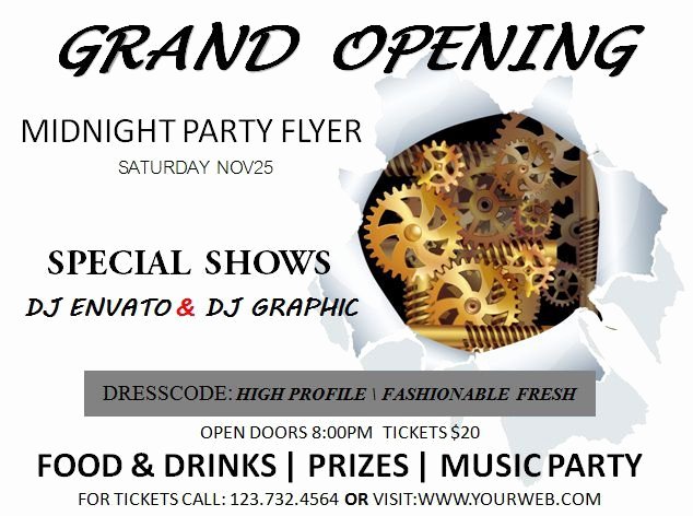 Grand Opening Flyer Template Beautiful 20 Grand Opening Flyer Templates Free Demplates