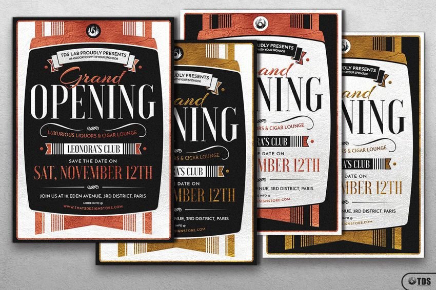 Grand Opening Flyer Template Lovely Grand Opening Flyer Template