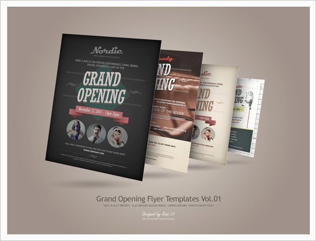 Grand Opening Flyer Template Lovely Grand Opening Flyers Vol 02 by Kinzi21