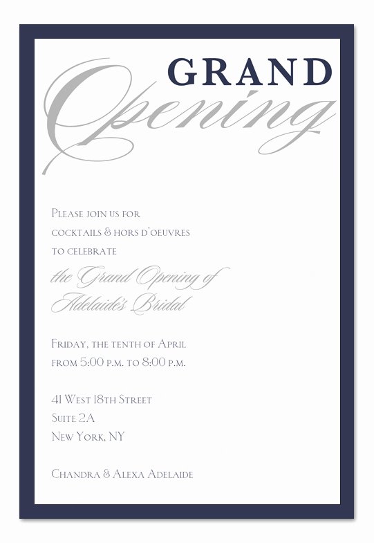 Grand Opening Invitation Template Lovely Grand Opening Confetti Corporate Invitations by