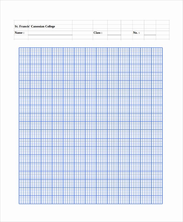 Graph Paper Template Excel Awesome 8 Printable Graph Paper Samples Examples Templates