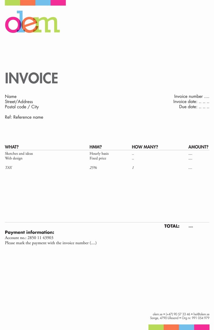 Graphic Design Invoice Template Lovely 20 Best Invoices Inspiration Images On Pinterest