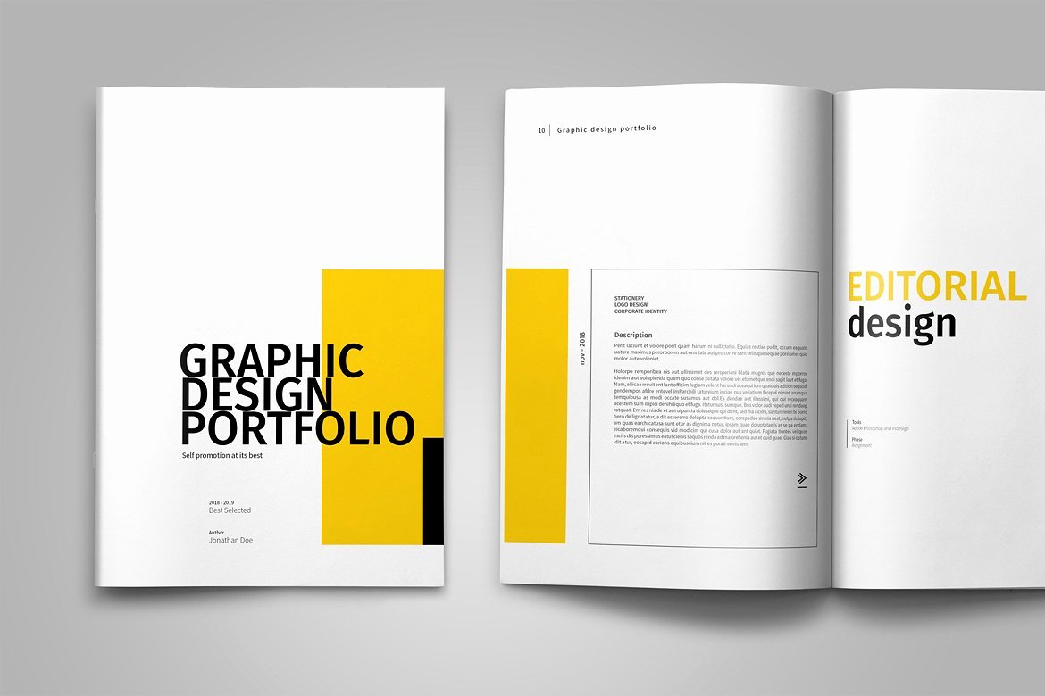 Graphic Design Portfolio Template Fresh Graphic Design Portfolio Template