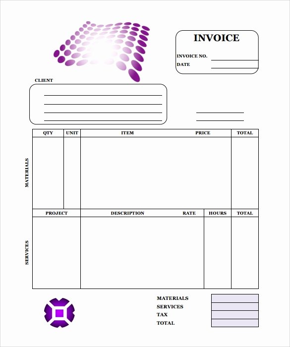 Graphic Designer Invoice Template Awesome Graphic Design Invoice Template 7 Download Free