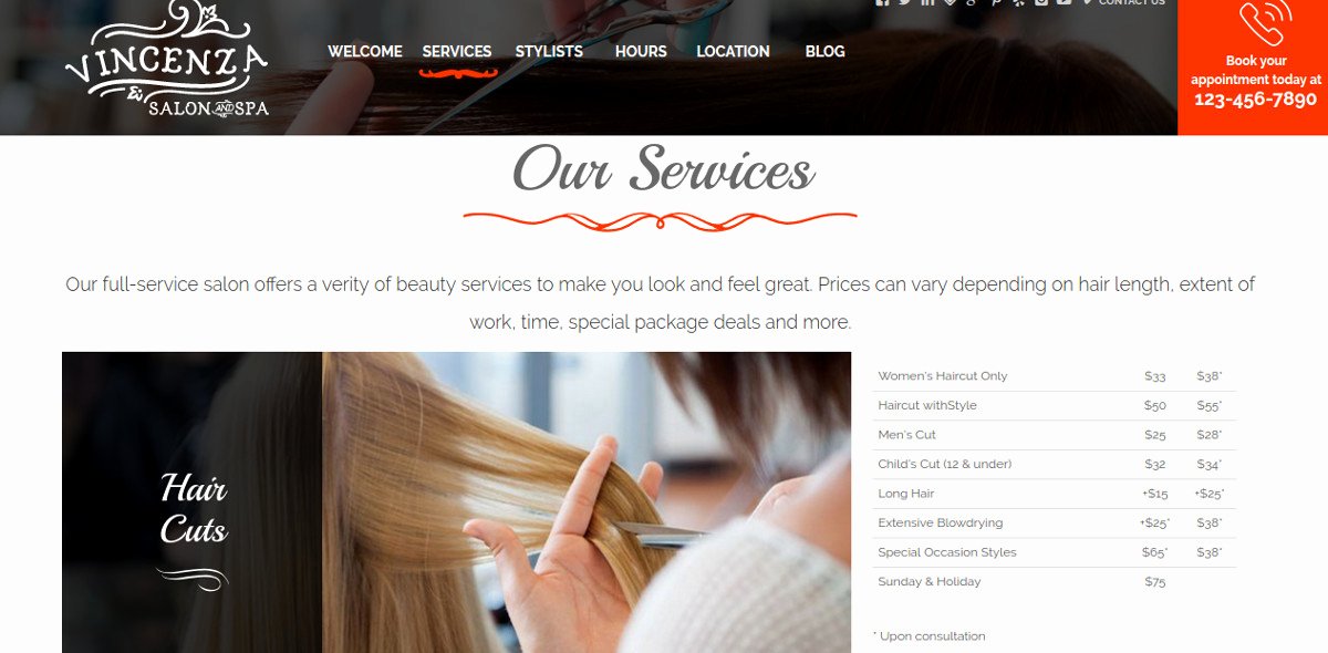 Hair Salon Web Template Best Of 16 Hair Salon Website Templates &amp; themes