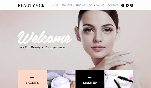 Hair Salon Web Template Fresh Hair &amp; Beauty Website Templates Fashion &amp; Beauty
