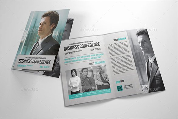 Half Fold Brochure Template Awesome 19 Conference Brochure Templates Free Psd Eps Ai
