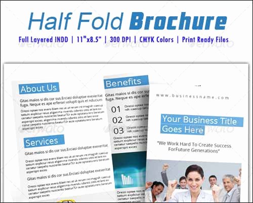 Half Fold Brochure Template Lovely 25 Best Brochure Design Templates