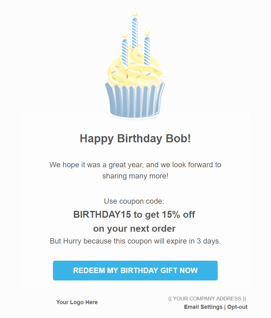 Happy Birthday Email Template Inspirational 35 Free High Converting E Merce Email Templates for Your