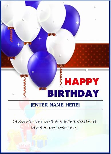 Happy Birthday Email Template Luxury Happy Birthday Wishing Card