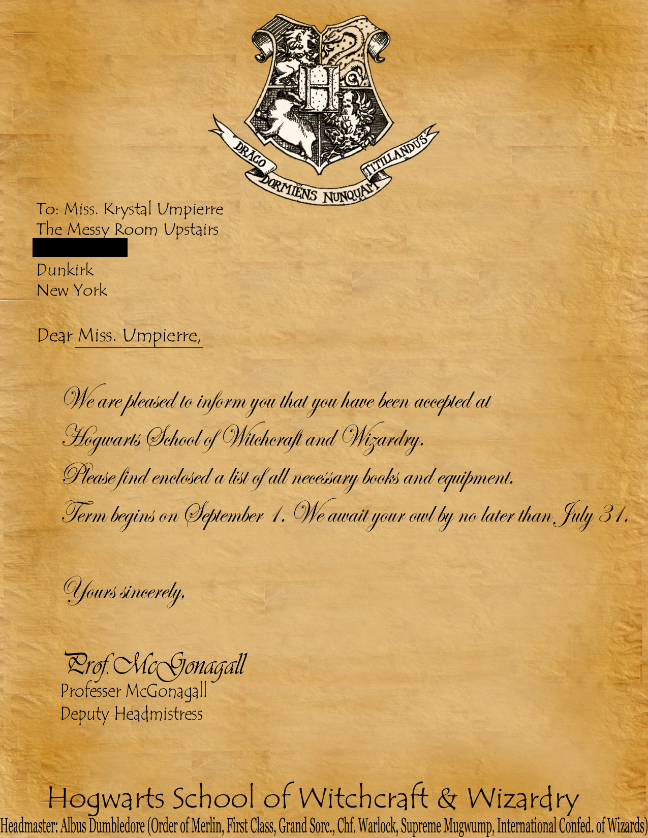 Harry Potter Powerpoint Template Best Of Hogwarts Acceptance Letter Template