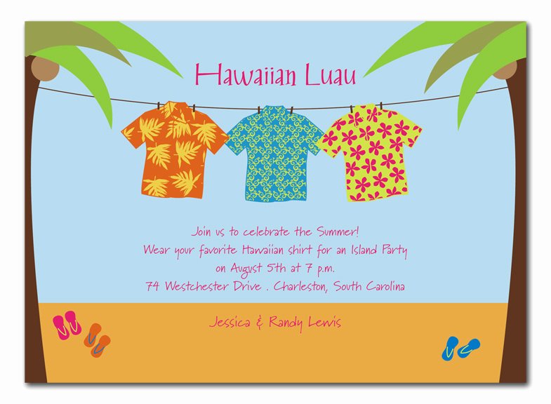 Hawaiian Party Invitation Template Luxury Blogsinteractive Blog