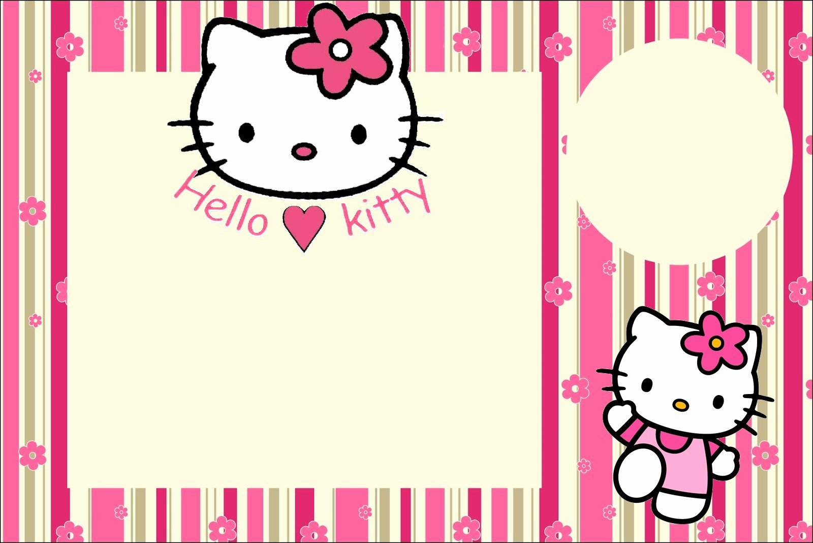 Hello Kitty Invite Template Lovely Imprimibles De Hello Kitty 14