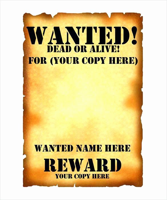 Help Wanted Flyer Template Best Of Editable Wanted Poster Template Word Doc Download Make A