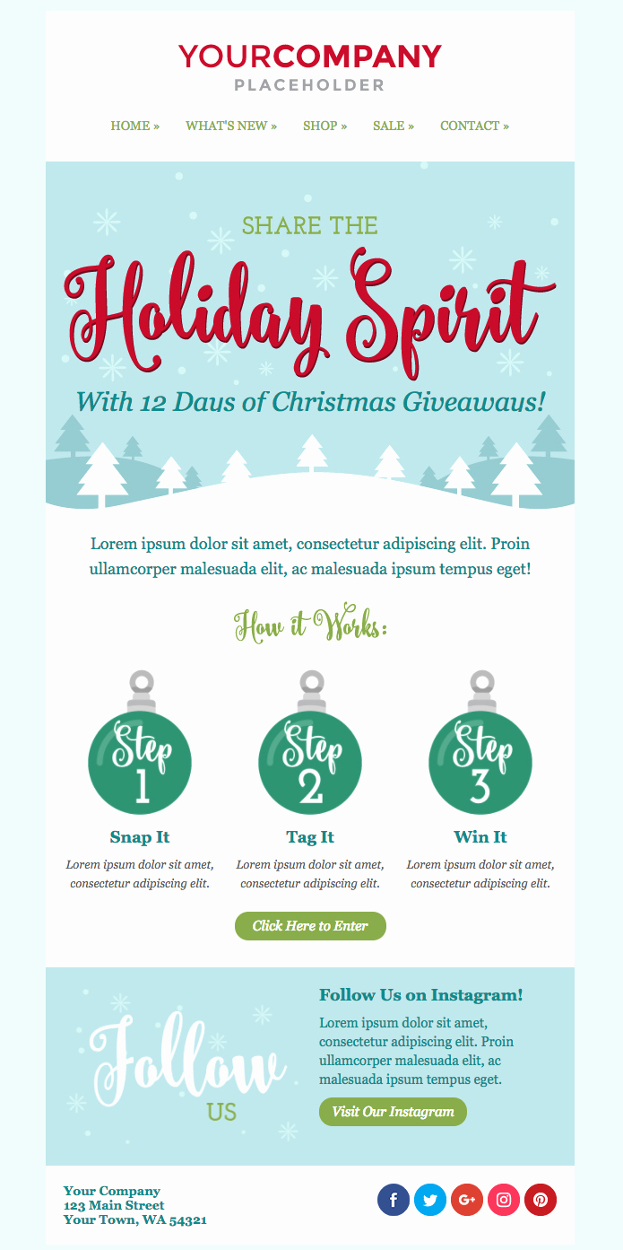 Holiday E Mail Template Elegant Don T Miss Out On the New Holiday Email Templates