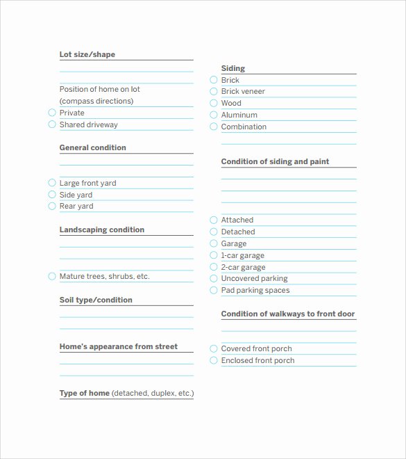 Home Buyer Checklist Template Awesome 12 Sample Home Buying Checklists