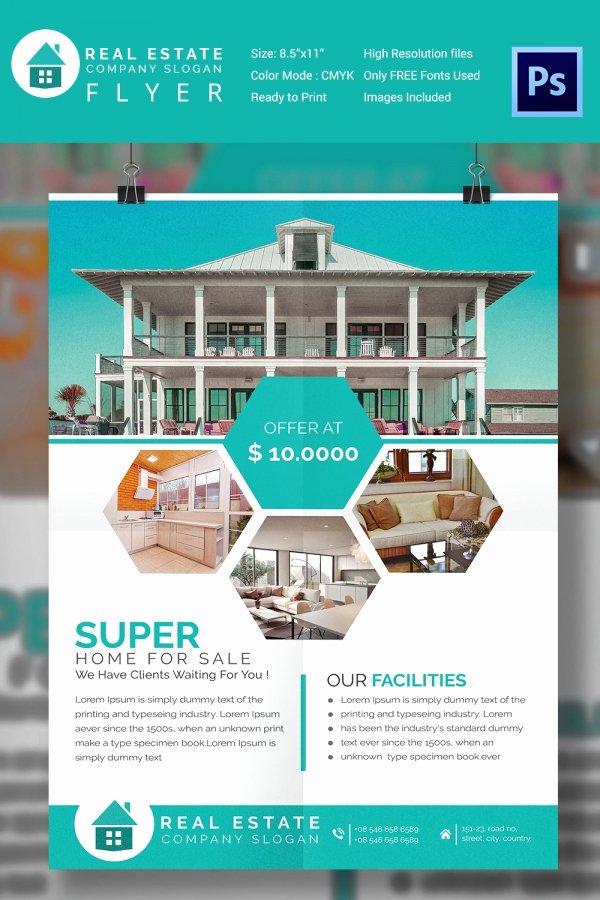 Home for Sale Template Best Of House for Sale Flyer Template Free Yourweek 1db5dceca25e