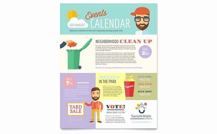 Homeowners association Newsletter Template Inspirational Homeowners association Flyer Template Design by