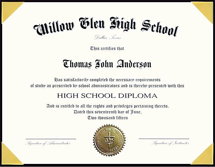 Homeschool Diploma Template Free Unique 1000 Ideas About High School Diploma On Pinterest