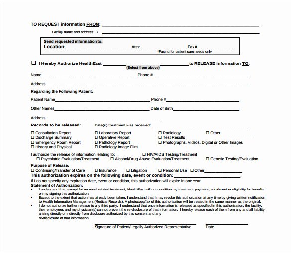 Hospital Discharge Papers Template Fresh 12 Hospital Release forms to Download for Free