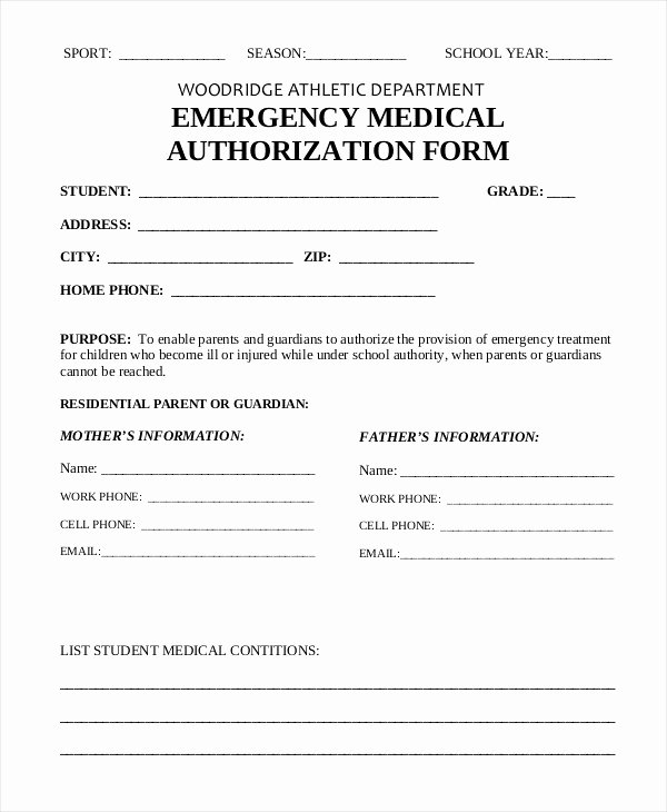 Hospital Release form Template Best Of Download Emergency Room Discharge Template – Free Template