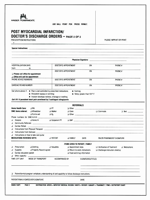 Hospital Release form Template Fresh Document Release form Template Patient Emergency Room