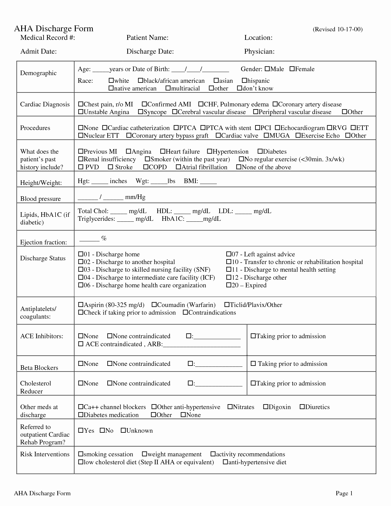 Hospital Release form Template New Best S Of Hospital Discharge Papers Printable Pdf