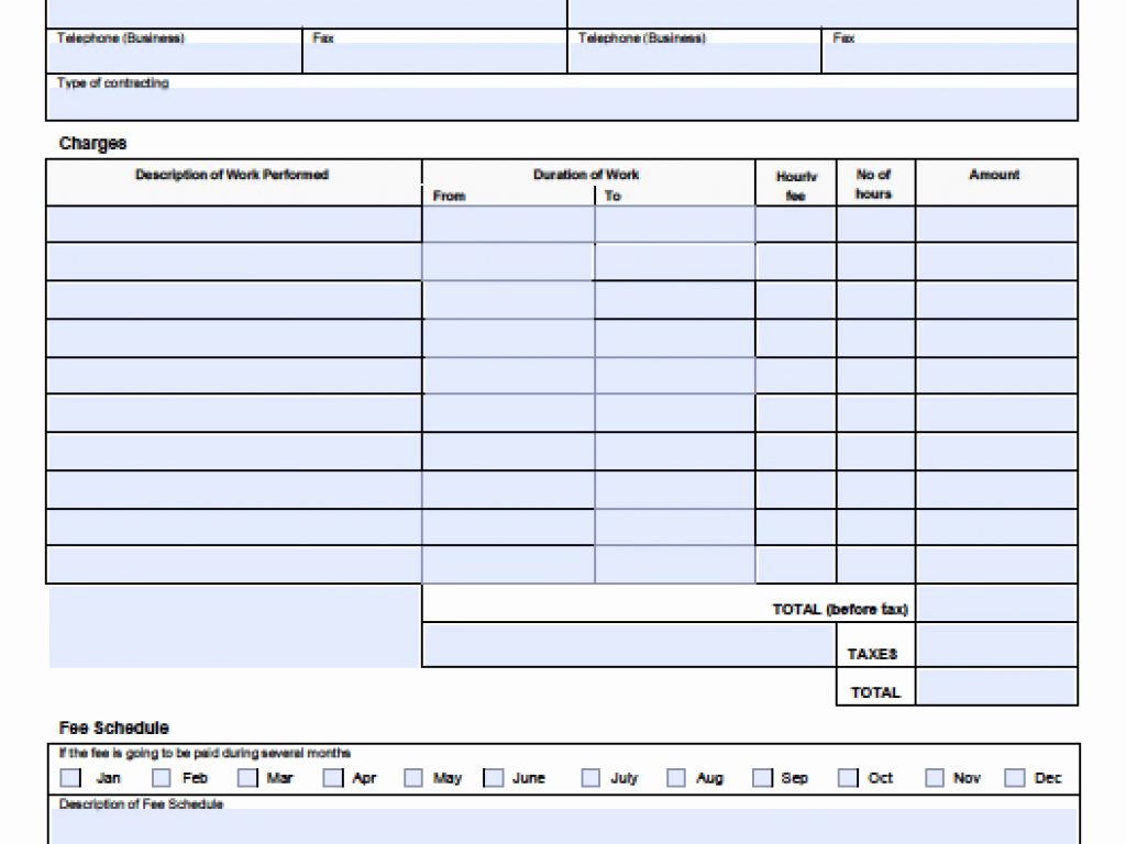 Hourly Invoice Template Excel Beautiful Invoice Template for Hourly Work Resume Templates Fice