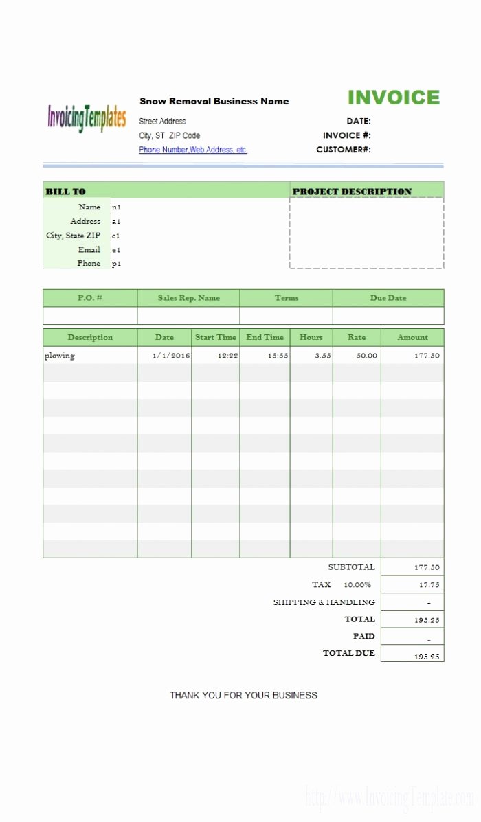 Hourly Invoice Template Excel Fresh Construction Cost Estimate Template Download Construction