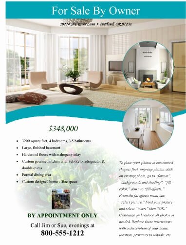 House for Sale Template Elegant 14 Free Flyers for Real Estate [sell Rent]
