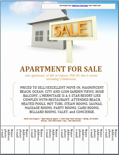 House for Sale Template Lovely Sample Real Estate Poster Template