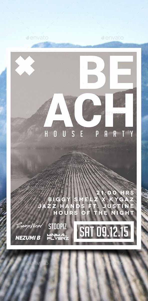 House Party Flyer Template Awesome Best 25 Party Flyer Ideas On Pinterest