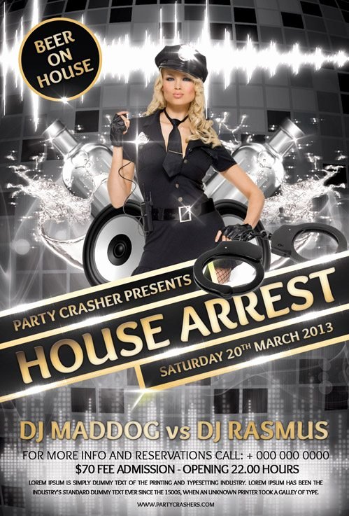 House Party Flyer Template Fresh 35 Best Free Psd Flyer Templates Designssave