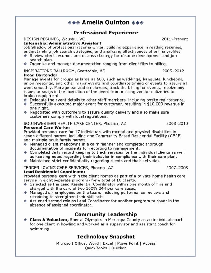 Human Resources Resume Template Fresh Human Resources Resume Examples