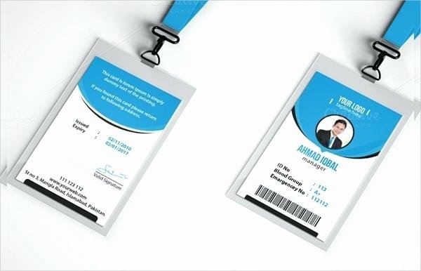 Id Badge Template Photoshop Fresh Id Card Template Luxury Student Design Badge Identity Psd