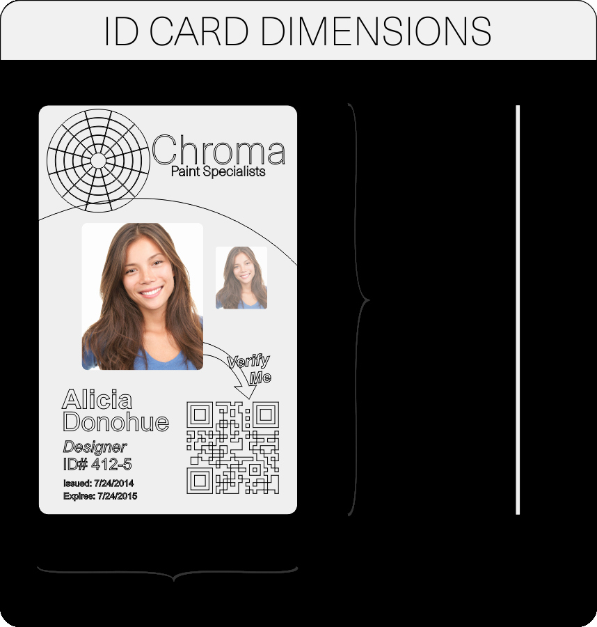 Id Card Size Template Stcharleschill Template