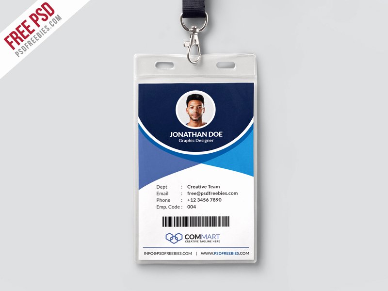 Identity Card Template Psd Fresh Corporate Fice Identity Card Template Psd