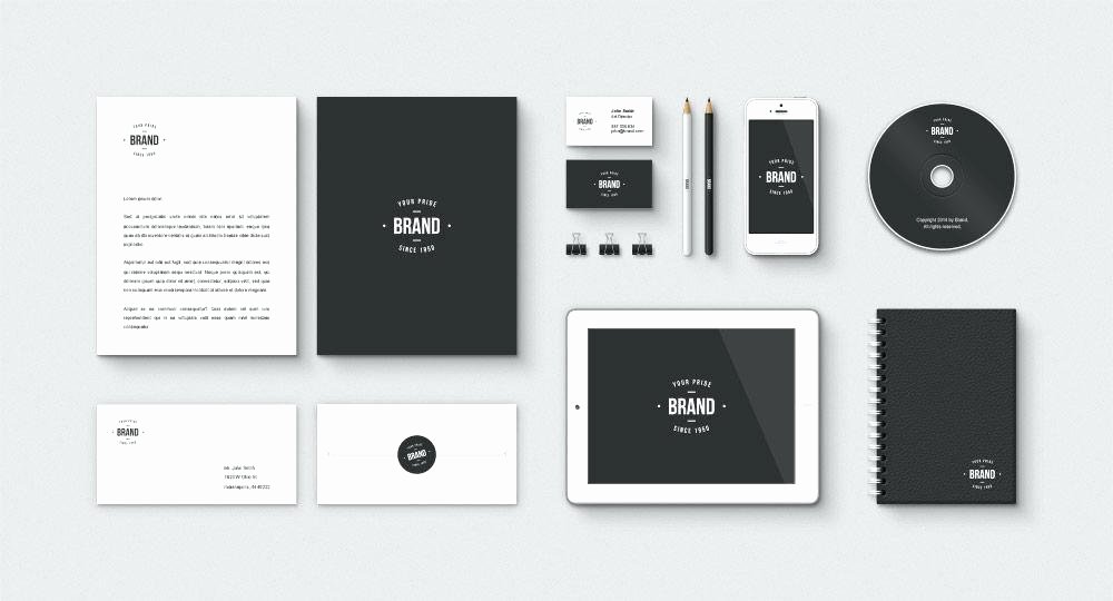 Identity Card Template Psd Inspirational Free Templates Corporate Brand Identity Kit the Template