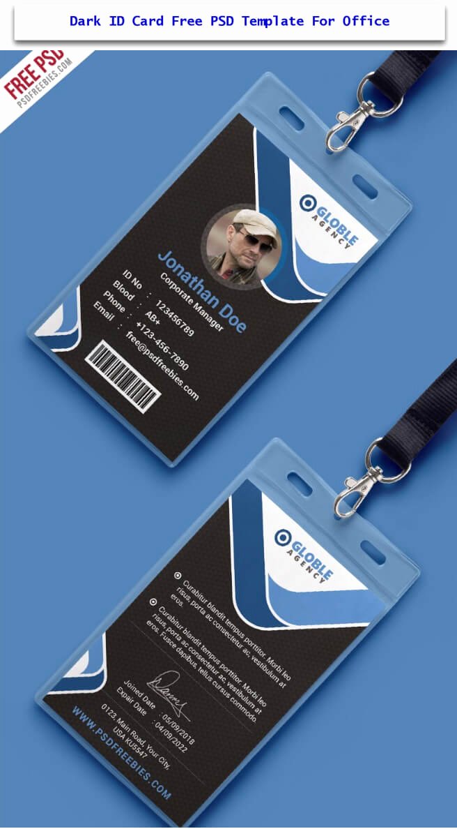 Identity Card Template Psd Lovely 30 Creative Id Card Design Examples with Free Download