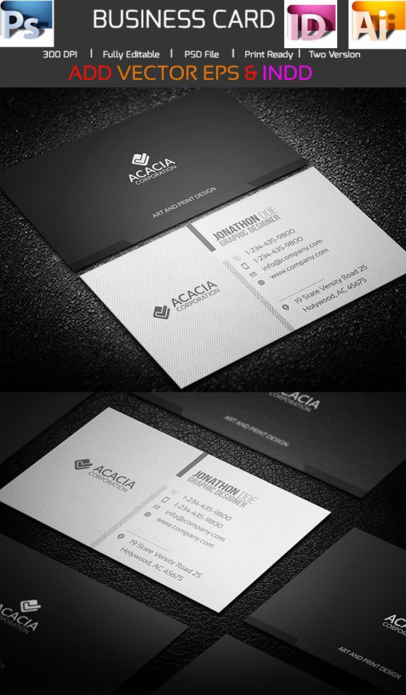 Illustrator Business Card Template Awesome 15 Premium Business Card Templates In Shop