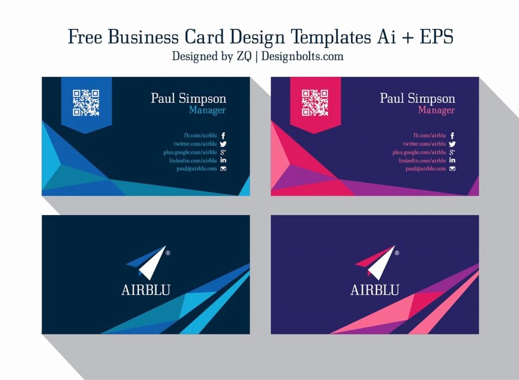 Illustrator Business Card Template Luxury 15 Business Cards Templates Illustrator